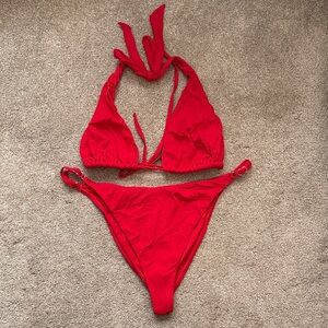 Red bikini